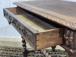 Pamono Henry II Oak Desk, Early 20th Century Hot