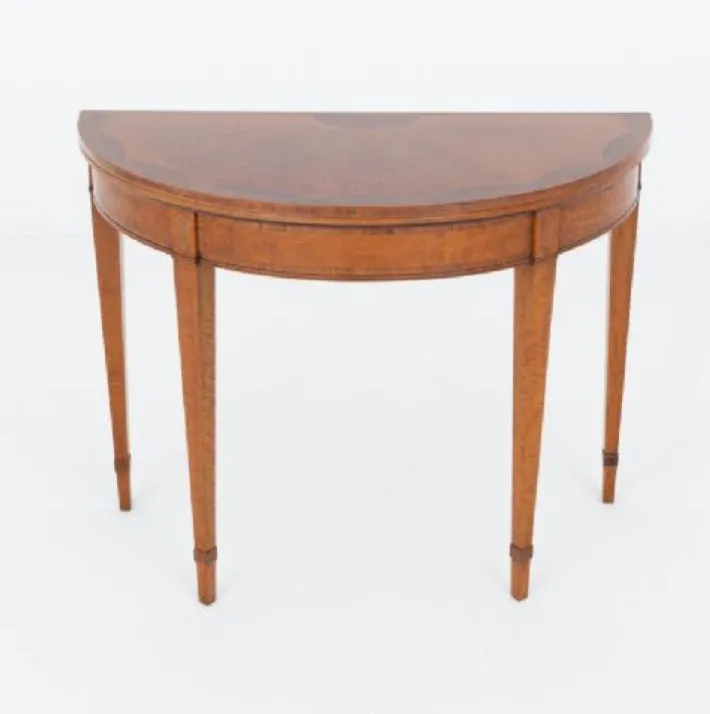 Pamono Hepplewhite Revival Games Table in Satinwood, 1900s Outlet