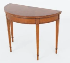Pamono Hepplewhite Revival Games Table in Satinwood, 1900s Outlet