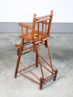 Pamono High Chair Childrens Potty in Walnut Wood Clearance