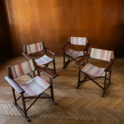 Pamono Hollywood Outdoor Garden Set by Carlo Hauner for Reguitti, Italy, 1970s, Set of 5 Online