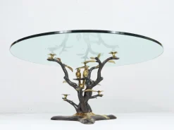 Pamono Hollywood Regency Coffee Table by Willy Daro, Belgium, 1970s Hot