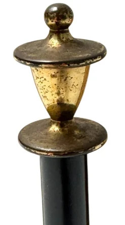 Pamono Hollywood Regency Patinated Iron and Brass Bedroom Bench, 1960s Sale