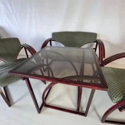 Pamono Hungarian Postmodern Living Room Set, 1970s, Set of 4 Outlet