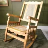 Pamono Indonesian Teak Rocking Chair Sale