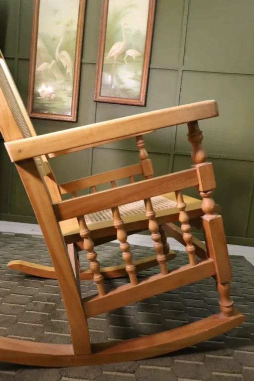 Pamono Indonesian Teak Rocking Chair Sale