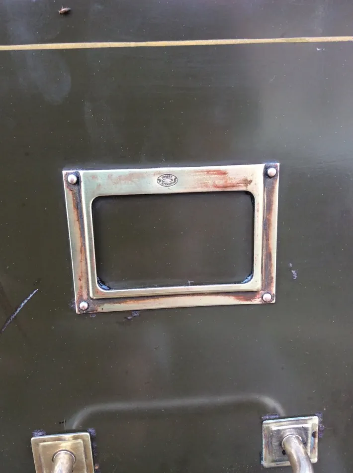 Pamono Industrial Archiving Cabinet from Strafor, 1930s Clearance