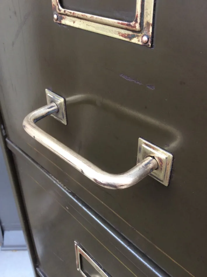 Pamono Industrial Archiving Cabinet from Strafor, 1930s Clearance