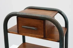 Pamono Industrial Bauhaus Side Table, Belgium, 1910s