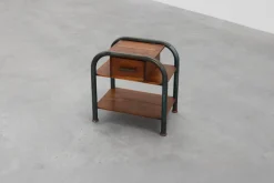 Pamono Industrial Bauhaus Side Table, Belgium, 1910s