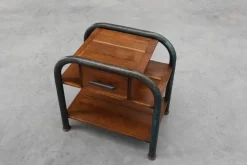 Pamono Industrial Bauhaus Side Table, Belgium, 1910s