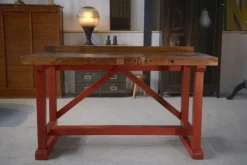 Pamono Industrial Beech Workshop Workbench, 1950s Best