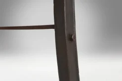 Pamono Industrial Bistro Table with Cast Iron Legs and Wooden Top, Belgium, 1920s Outlet