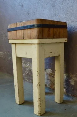 Pamono Industrial Butchers Block, 1950s New