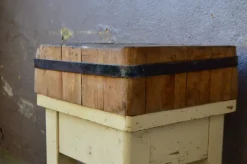 Pamono Industrial Butchers Block, 1950s New