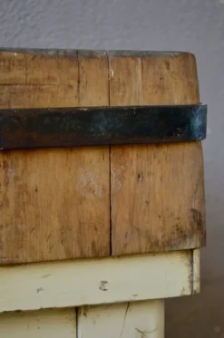 Pamono Industrial Butchers Block, 1950s New