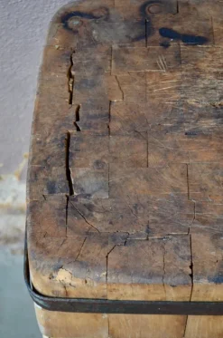 Pamono Industrial Butchers Block, 1950s New