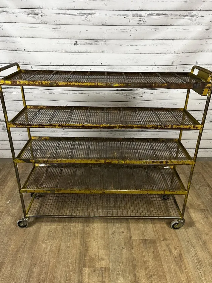 Pamono Industrial Cart Rack in Iron Sale