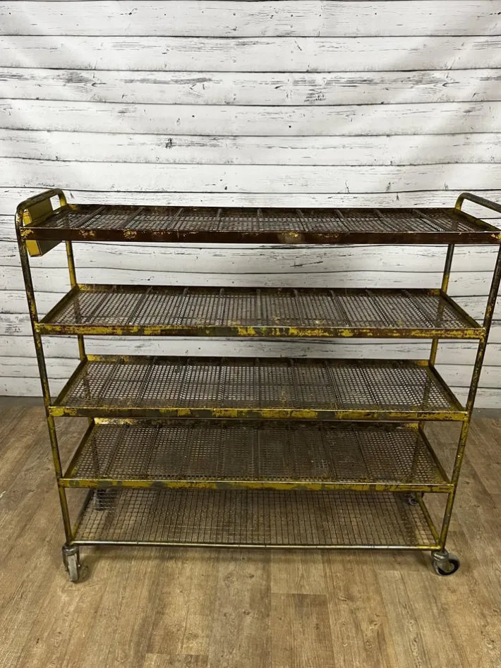 Pamono Industrial Cart Rack in Iron Sale