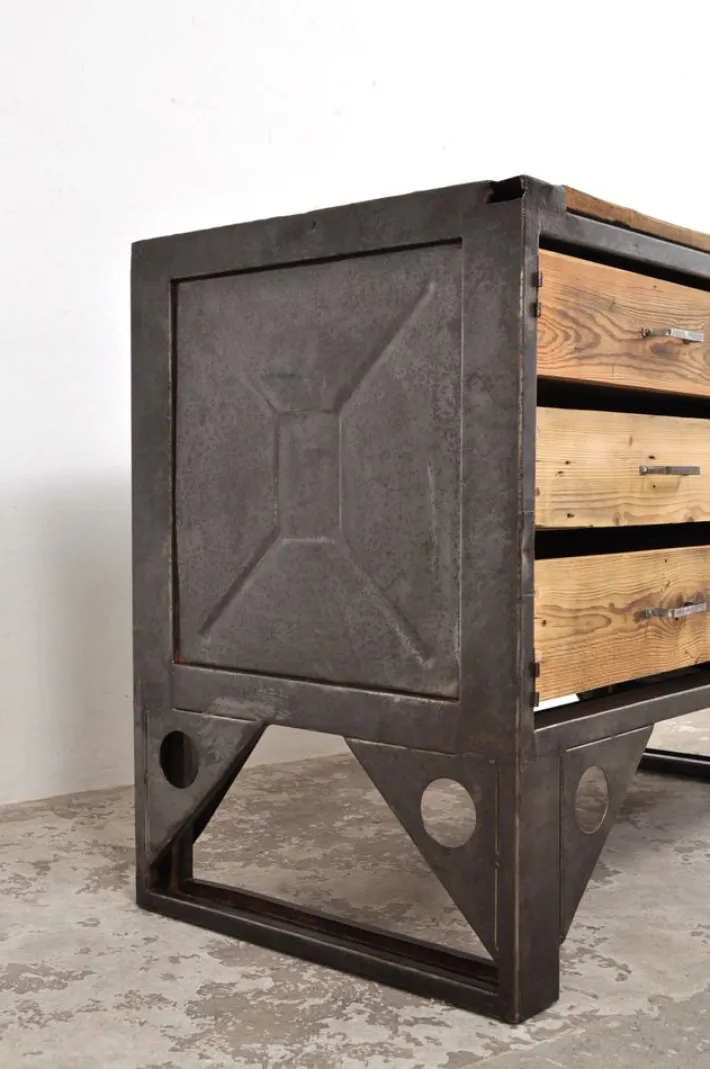 Pamono Industrial Chest of Drawers, 1950s New