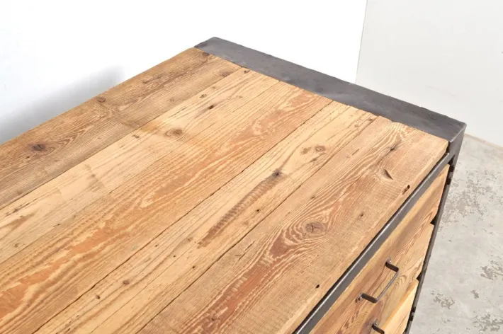 Pamono Industrial Chest of Drawers, 1950s New