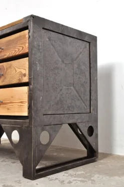 Pamono Industrial Chest of Drawers, 1950s New