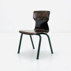 Pamono Industrial Children's School Chair in Plywood by Galvanitas & Eromes, 1960s Online