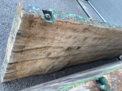 Pamono Industrial Factory Workbench in Cast Iron and Wood Top, 1955 Outlet