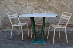 Pamono Industrial Garden Table, 1950s Discount