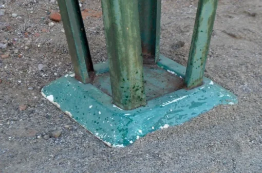 Pamono Industrial Garden Table, 1950s Discount