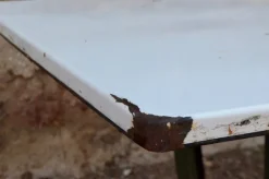 Pamono Industrial Garden Table, 1950s Discount