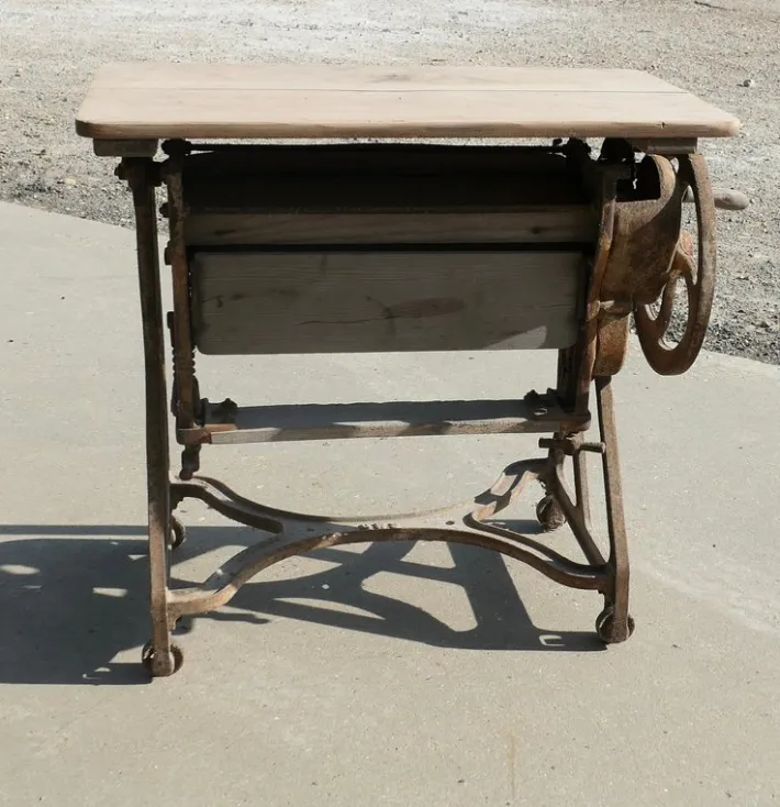 Pamono Industrial Garden Table with Pine Top, 1900 Discount