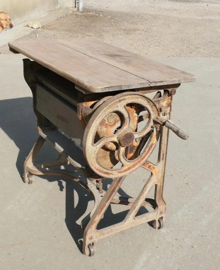 Pamono Industrial Garden Table with Pine Top, 1900 Discount