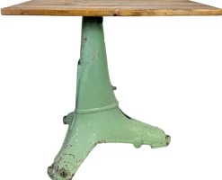 Pamono Industrial Green Cast Iron Table, 1960s Online