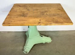 Pamono Industrial Green Cast Iron Table, 1960s Online