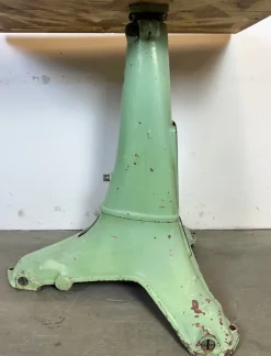 Pamono Industrial Green Cast Iron Table, 1960s Online