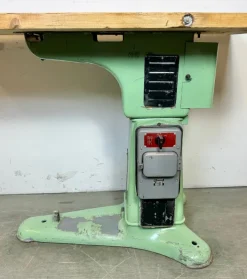 Pamono Industrial Green Cast Iron Table, 1960s Discount