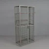 Pamono Industrial Lockable Metal Wine Cabinet with Space for 64 Wine Bottles, 1960s Outlet