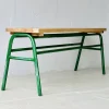 Pamono Industrial Metal & Spruce Bench, 1970s Discount