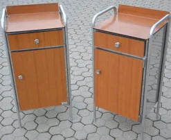 Pamono Industrial Nightstands, 1960s, Set of 2 Clearance