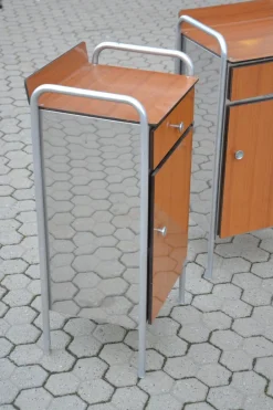 Pamono Industrial Nightstands, 1960s, Set of 2 Clearance