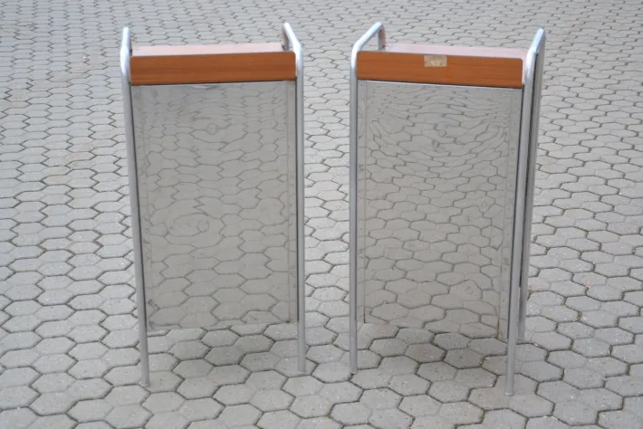 Pamono Industrial Nightstands, 1960s, Set of 2 Clearance