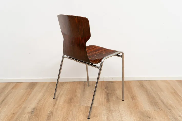 Pamono Industrial School Chair by Eromes, 1970s Outlet