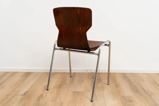 Pamono Industrial School Chair by Eromes, 1970s Outlet