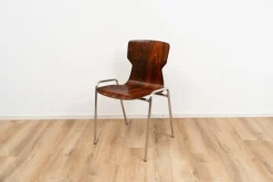 Pamono Industrial School Chair by Eromes, 1970s Outlet