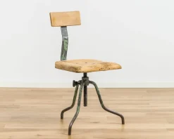 Pamono Industrial Swivel Chairs, 1920s, Set of 6