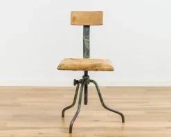 Pamono Industrial Swivel Chairs, 1920s, Set of 6