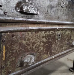 Pamono Industrial Workbench in Metal & Wood Best