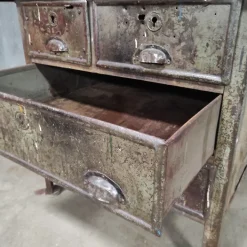 Pamono Industrial Workbench in Metal & Wood Best