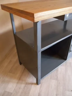 Pamono Industrial Workbench with Harley Davidson Airbrush Best